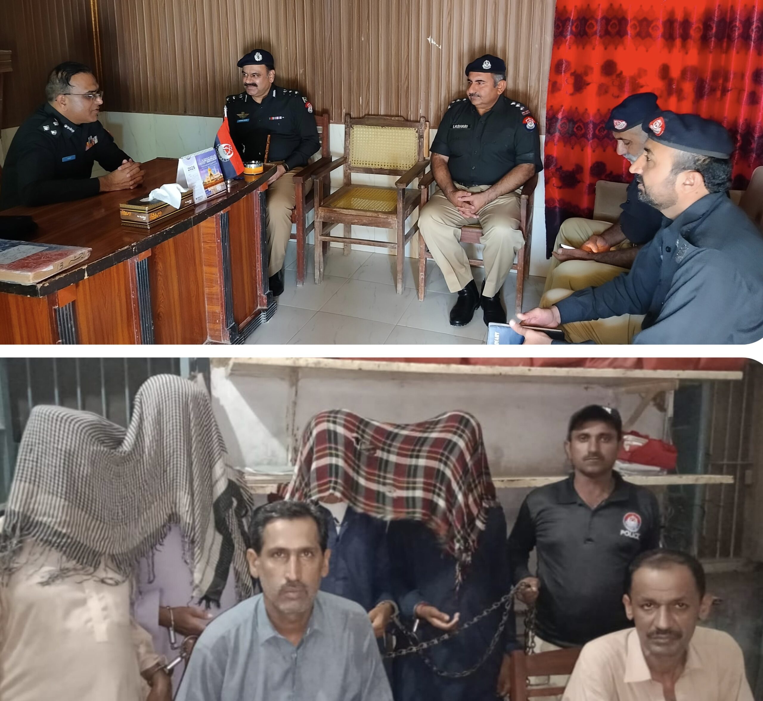 جعفرآباد پولیس کی منشیات فروشوں کے خلاف بڑی کارروائی، 860 لیٹر کچی شراب برآمد، چار افراد گرفتار